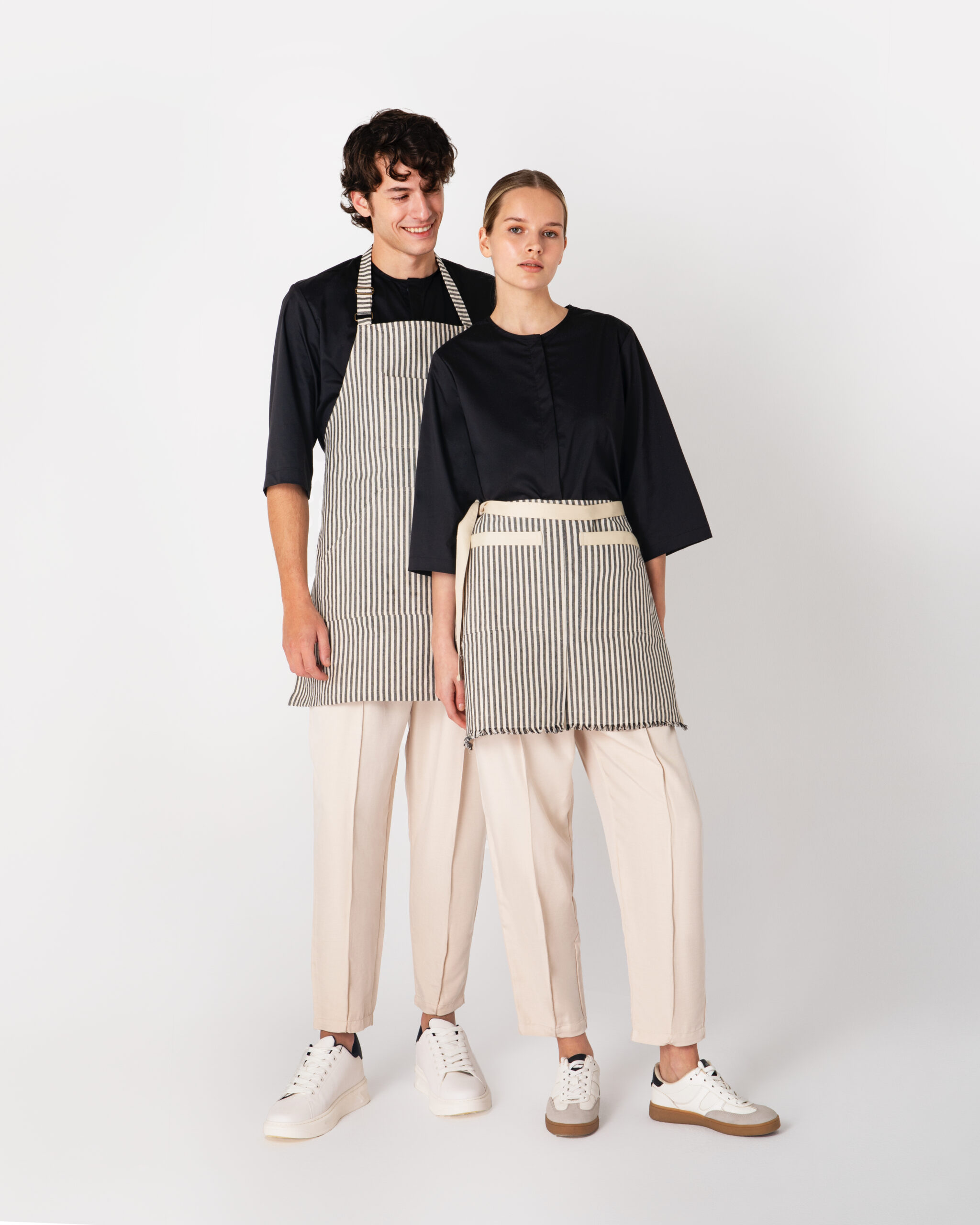 STRIPPED MIDI APRON